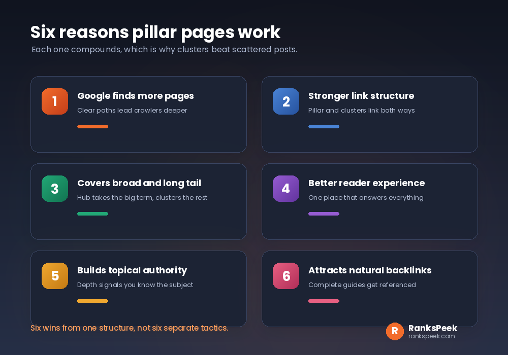 Six reasons why pillar pages matter for SEO and readers