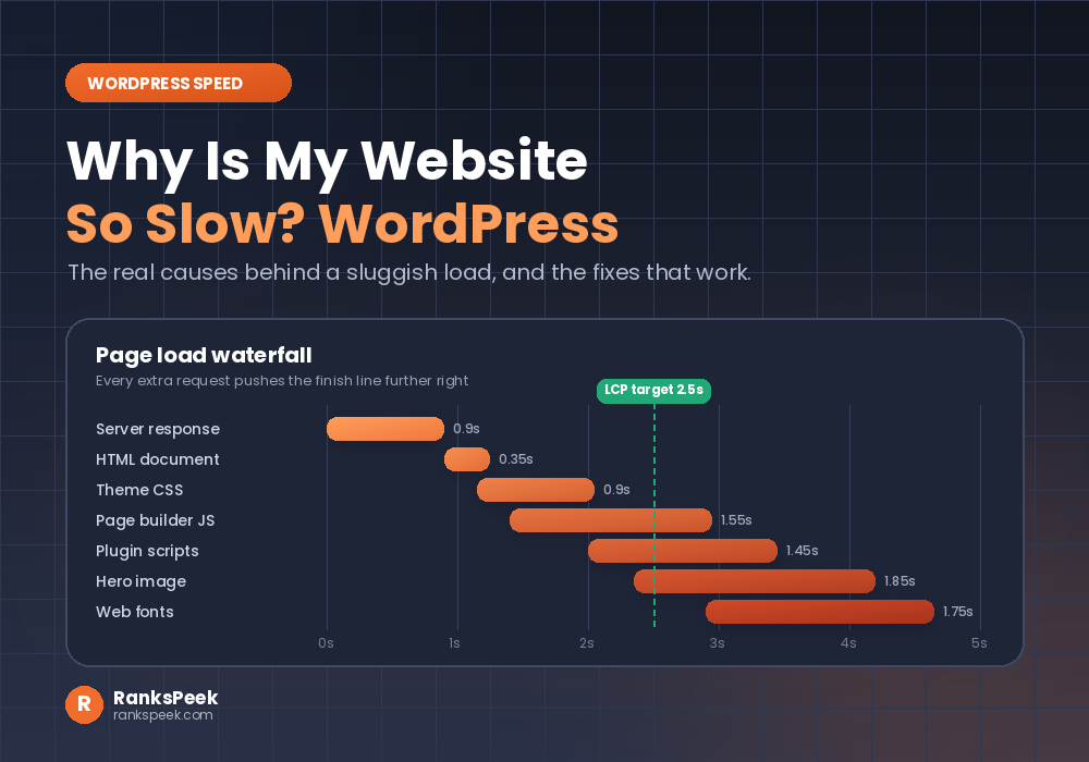 why is my website so slow wordpress